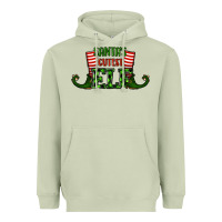 Matcha santa's cutest elf christmas Heavyweight Hoodie - RanaPortraitStore