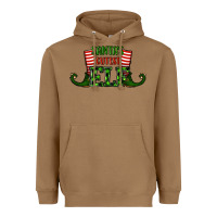 Santa's Cutest Elf Christmas Heavyweight Hoodie | Teevron