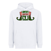 White santa's cutest elf christmas Heavyweight Hoodie - RanaPortraitStore