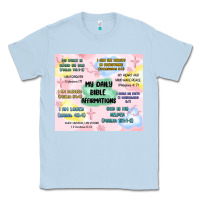 Dusty Blue daily bible affirmations Classic Tee - MaliasSmallBusiness