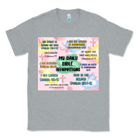 Heather Grey daily bible affirmations Classic Tee - MaliasSmallBusiness
