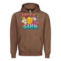 Chestnut hippie soul Zipper Hoodie - MaliasSmallBusiness