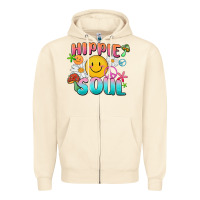 Sandshell hippie soul Zipper Hoodie - MaliasSmallBusiness