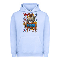 Pigment Grape Ice red white moo farm animals 4th of july Urban Hoodie - LillyAllenDesigns