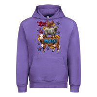 Tulip red white moo farm animals 4th of july Urban Hoodie - LillyAllenDesigns