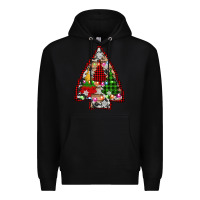 Black arrowhead christmas trees Premium Hoodie - AdoDesignShop