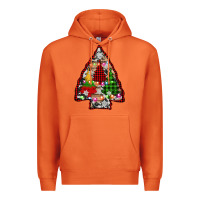 Carrot arrowhead christmas trees Premium Hoodie - AdoDesignShop