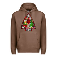 Chestnut arrowhead christmas trees Premium Hoodie - AdoDesignShop