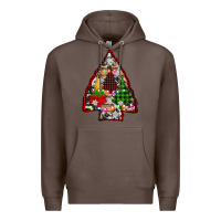 Coffee arrowhead christmas trees Premium Hoodie - AdoDesignShop