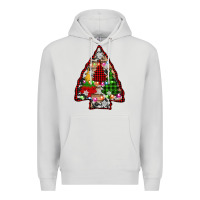 Dove Grey arrowhead christmas trees Premium Hoodie - AdoDesignShop