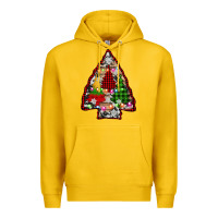 Lemon arrowhead christmas trees Premium Hoodie - AdoDesignShop