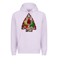 Lilac arrowhead christmas trees Premium Hoodie - AdoDesignShop
