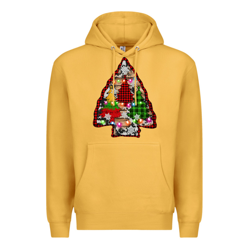 Arrowhead Christmas Trees Premium Hoodie by AdoDesignShop | Teevron