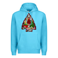 Ocean Blue arrowhead christmas trees Premium Hoodie - AdoDesignShop