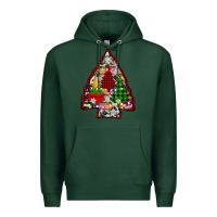 Sports Green arrowhead christmas trees Premium Hoodie - AdoDesignShop