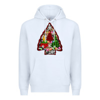 White arrowhead christmas trees Premium Hoodie - AdoDesignShop