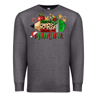 Charcoal Heather christmas principal pencil Premium Sweatshirt - FaDigitalArtStudio