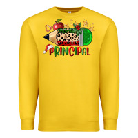 Lemon christmas principal pencil Premium Sweatshirt - FaDigitalArtStudio
