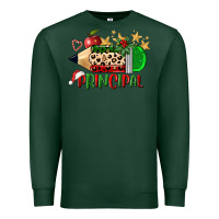 Sports Green christmas principal pencil Premium Sweatshirt - FaDigitalArtStudio