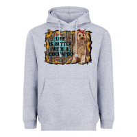 Heather Grey life is better with a cockapoo Heavyweight Hoodie - RanaPortraitStore