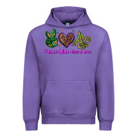 Tulip peace love mardi gras Urban Hoodie - BarkalooDesign