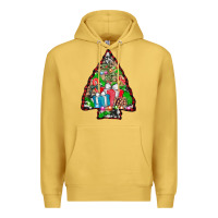 Antique Gold arrowhead christmas gifts Premium Hoodie - AdoDesignShop