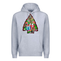 Heather Grey arrowhead christmas gifts Premium Hoodie - AdoDesignShop