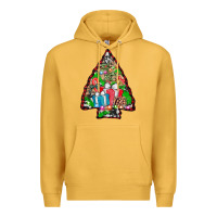 Mustard arrowhead christmas gifts Premium Hoodie - AdoDesignShop