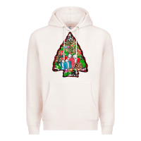 Pale Pink arrowhead christmas gifts Premium Hoodie - AdoDesignShop