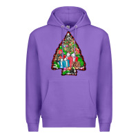 Purple arrowhead christmas gifts Premium Hoodie - AdoDesignShop