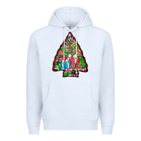 White arrowhead christmas gifts Premium Hoodie - AdoDesignShop