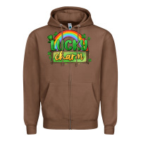 Chestnut lucky charm Zipper Hoodie - MaliasSmallBusiness