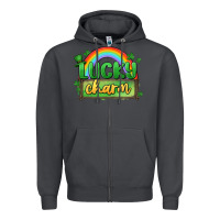 Smoke lucky charm Zipper Hoodie - MaliasSmallBusiness