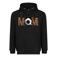 Black soccer mom Heavyweight Hoodie - texasbilliewilder