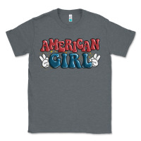 Charcoal Heather american girl Classic Tee - MaliasSmallBusiness