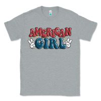 Heather Grey american girl Classic Tee - MaliasSmallBusiness