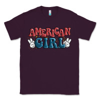 Plum american girl Classic Tee - MaliasSmallBusiness