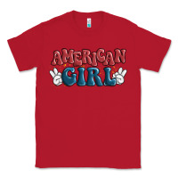 Red american girl Classic Tee - MaliasSmallBusiness