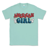 Seafoam american girl Classic Tee - MaliasSmallBusiness