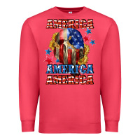 Cardinal America skeleton 4th of july Premium Sweatshirt - CowGirlArtShop