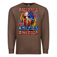 Chestnut America skeleton 4th of july Premium Sweatshirt - CowGirlArtShop