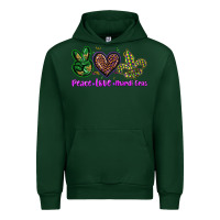 Forest Green peace love mardi gras Urban Hoodie - BarkalooDesign