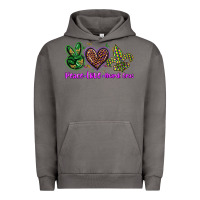 Pigment Tornado peace love mardi gras Urban Hoodie - BarkalooDesign