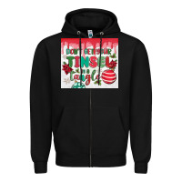Black don't get your tinsel in a tangle Zipper Hoodie - MaliasSmallBusiness