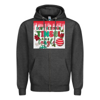 Charcoal Heather don't get your tinsel in a tangle Zipper Hoodie - MaliasSmallBusiness