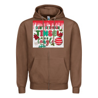 Chestnut don't get your tinsel in a tangle Zipper Hoodie - MaliasSmallBusiness