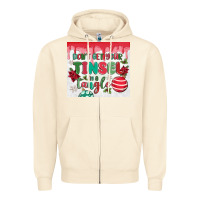 Sandshell don't get your tinsel in a tangle Zipper Hoodie - MaliasSmallBusiness