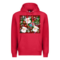 Cardinal santa christmas Premium Hoodie - AdoDesignShop