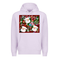 Lilac santa christmas Premium Hoodie - AdoDesignShop