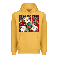 Mustard santa christmas Premium Hoodie - AdoDesignShop